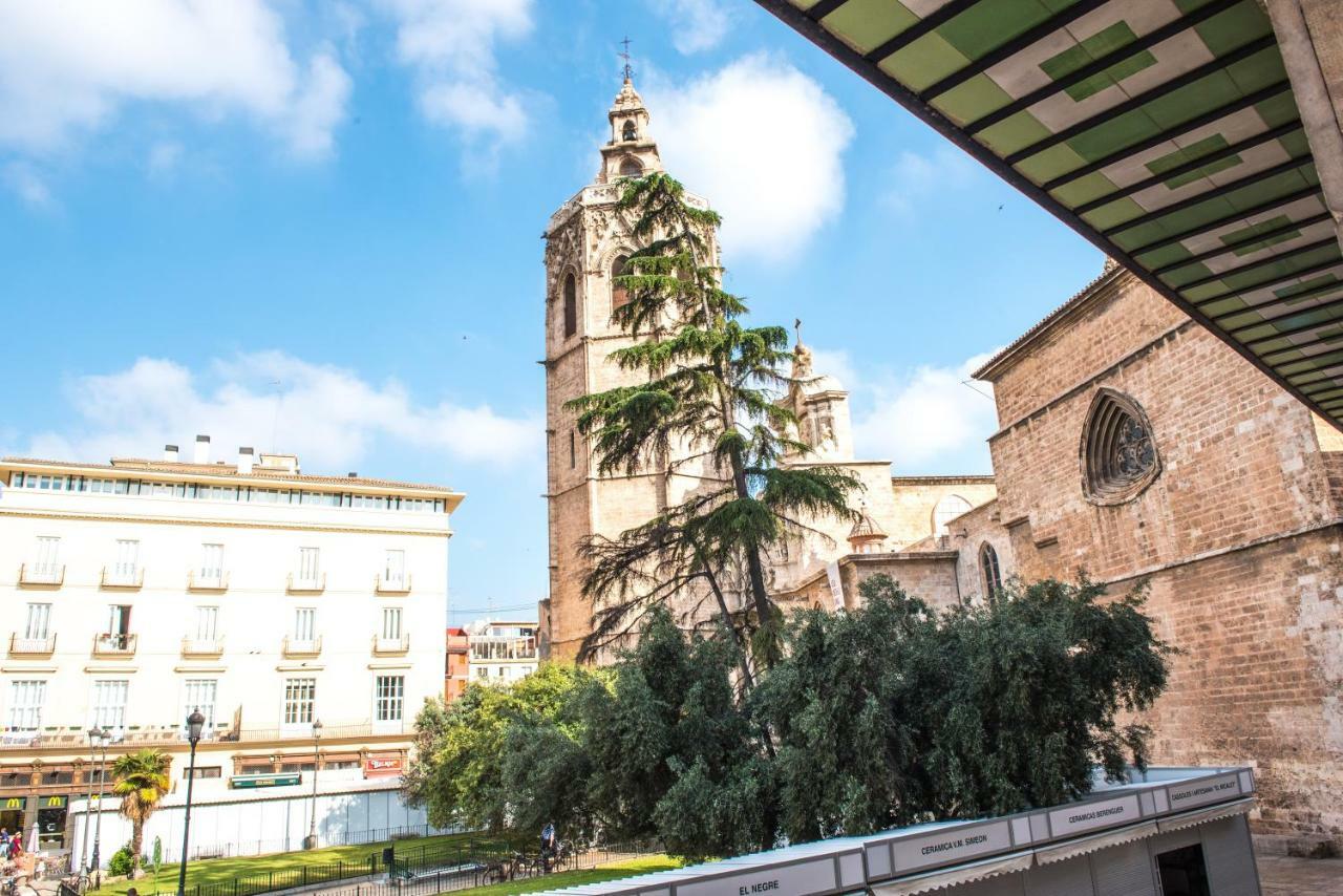 Catedral Apartment Valencia Bagian luar foto